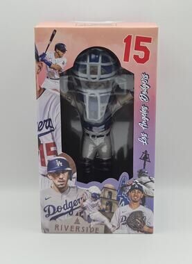 Austin Barnes #15 Los Angeles Dodgers Bobblehead SGA 2022 NIB Riverside Edition